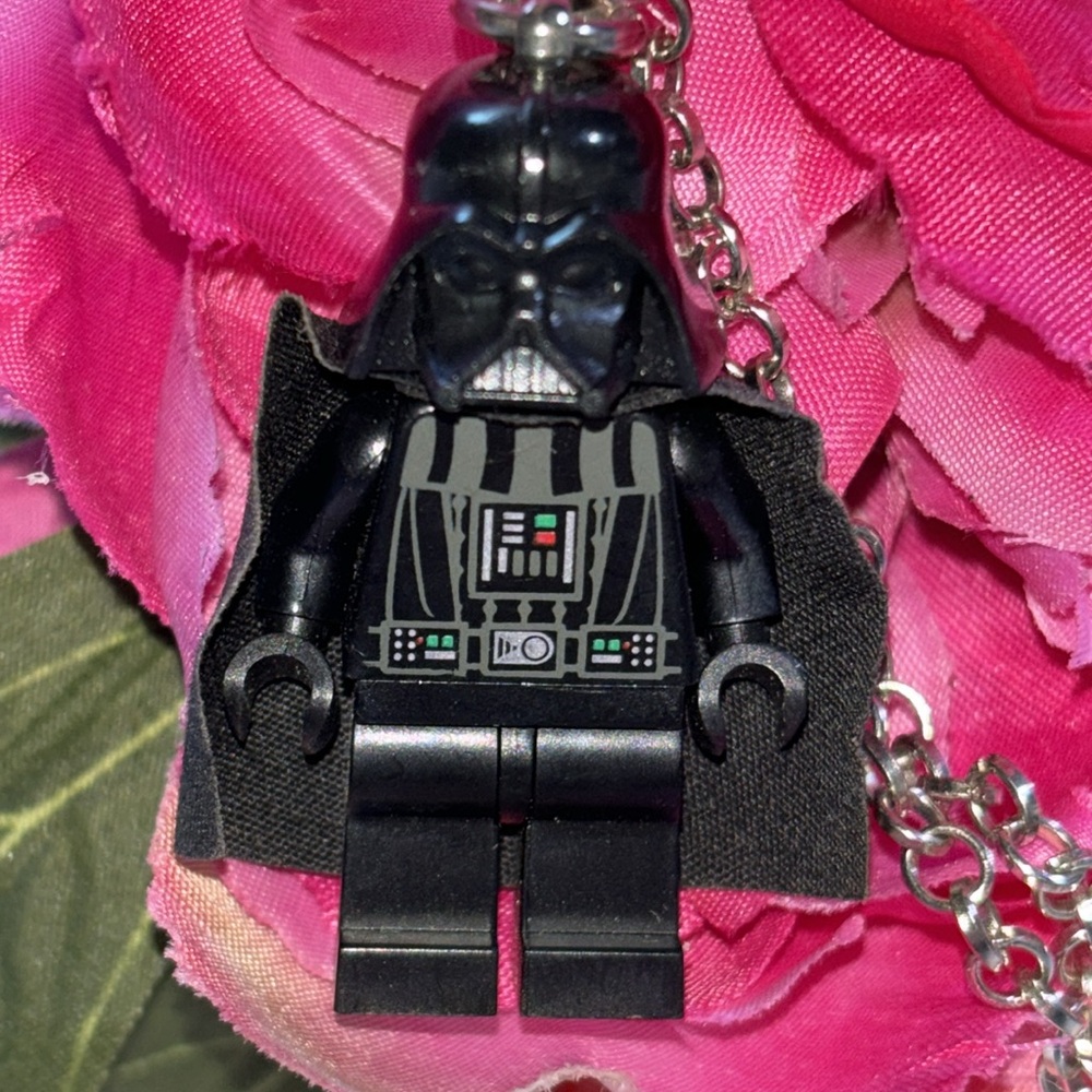 LEGO Darth Vader Lego Minifig Necklace Star Wars Jewelry Darth Vader Lego Vader